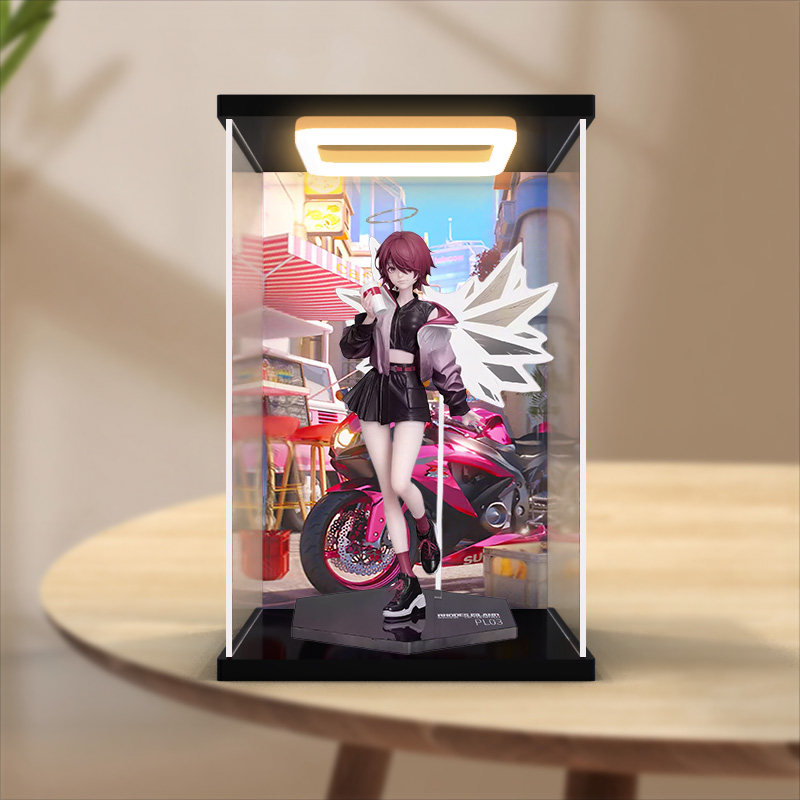 适用Gift+系列 明日方舟 能天使 音律之旅手办灯光 亚克力展示盒图片