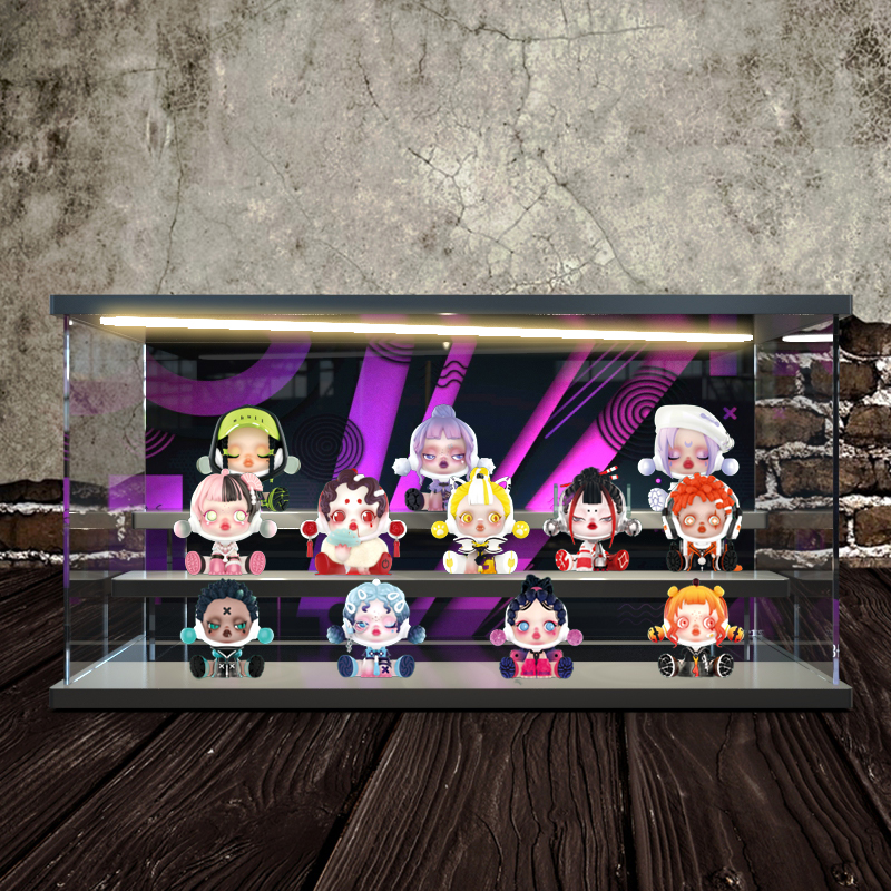 SKULLPANDA夜之城系列展示盒