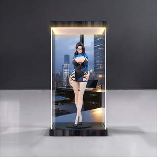 灯箱展示盒适用Super 创新紫罗兰芬香素体&温感漆 井上鸢手办防尘