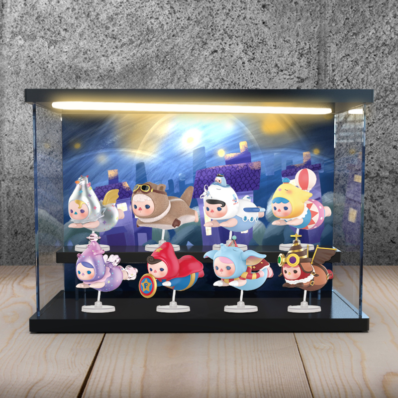 精灵飞行系列盲盒场景展示盒