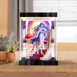 遗君 缄默德克萨斯 VER.手办灯箱展示盒 明日方舟 适用Myethos