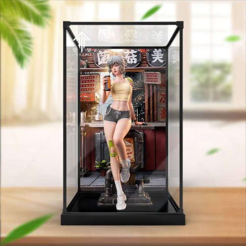 川帝适用否极 New Era 灵笼 白月魁 第二版 手办合金框架展示柜