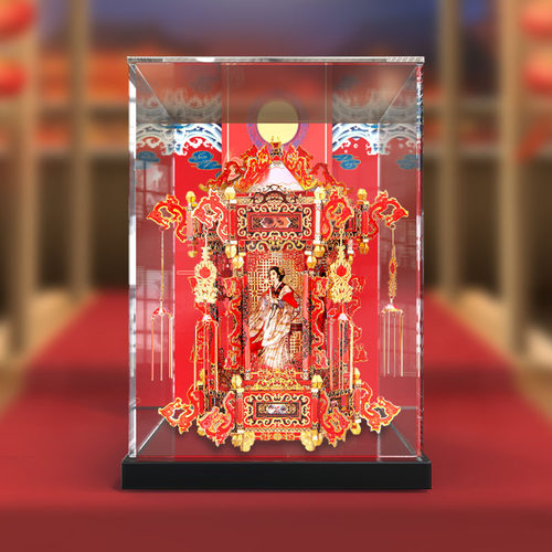 拼酷宫灯十里红妆玩具展示盒