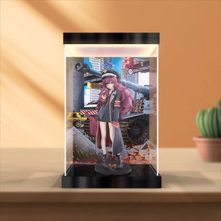 川帝适用APEX 蔚蓝档案 伊吕波 1/7比例手办模型灯箱款展示盒防尘