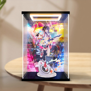 回型灯亚克力展示盒适用镜色协响 初见Ver.高透手办防尘 乐正绫