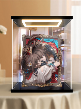 川帝适用Myethos Diorama系列「阮·梅 镜中故我」手办回灯展示盒