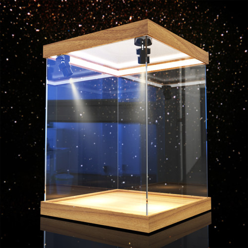 亚克力展示盒积木拼装汽车模型动漫手办带灯防尘罩可定制大尺寸