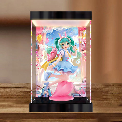 川帝适用初音未来×Rody 童话Ver.手办景品灯箱款亚克力展示盒