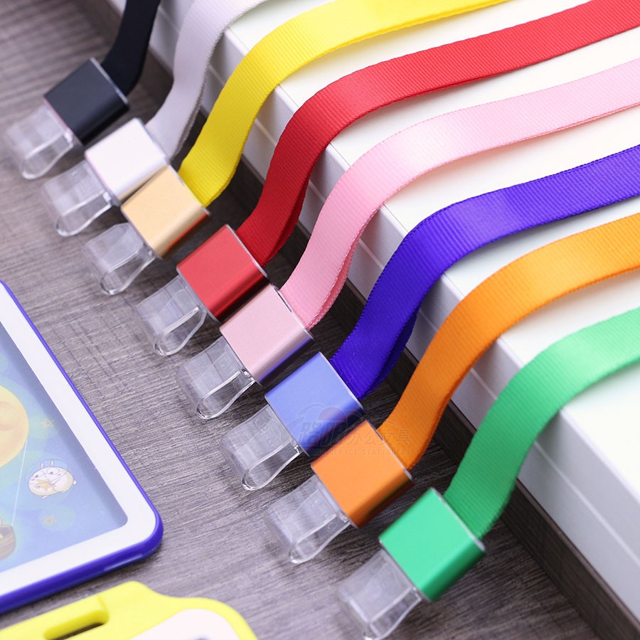 证件胸卡套挂绳铝合金大扣加厚