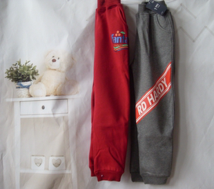 一体绒 秋冬季男童纯棉裤子加绒女童运动裤保暖长裤中童卫裤包邮