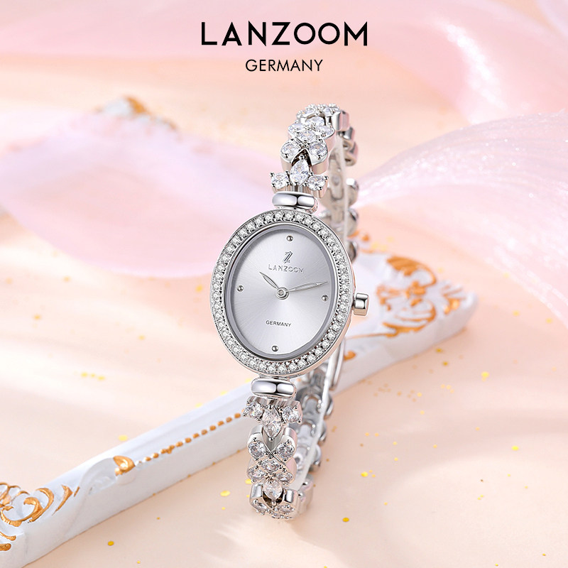 【所有姐姐的衣橱直播间】LANZOOM蓝族女士手表女款白月光手链表