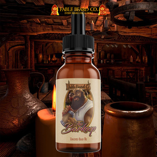 Barkeep健康强韧胡须便于打理 Fable The 无香型胡须油 beard