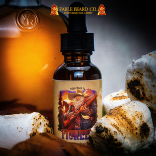 The Pioneer苹果酱烤棉花糖香草利口酒香氛胡须油 beard Fable