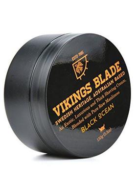 Vikings Blade-维京人之刃 黑色海洋 无泡沫型豪华男士剃须膏150g