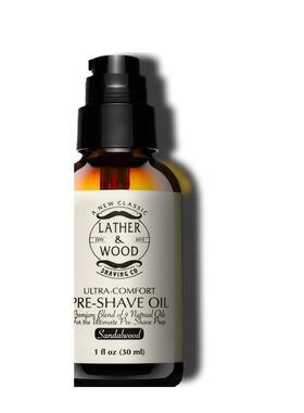 Lather&Wood檀香男士须前油30ml