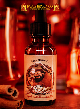 Fable beard co-The Distiller热香料波旁威士忌和橡木桶香胡须油