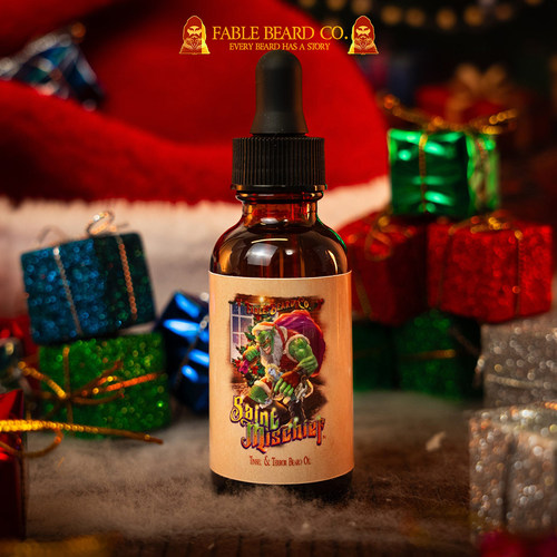 Fable beard co-Saint Mischief燕麦饼干蜂蜜香氛柔软亮泽 胡须油