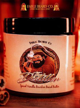 Fable beard co-The Distiller波旁威士忌木香轻盈定型效果胡须膏