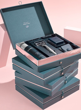 Harrys-美国官方原装礼盒正品手动卡夹5刀头男士剃须刀刮胡刀套装