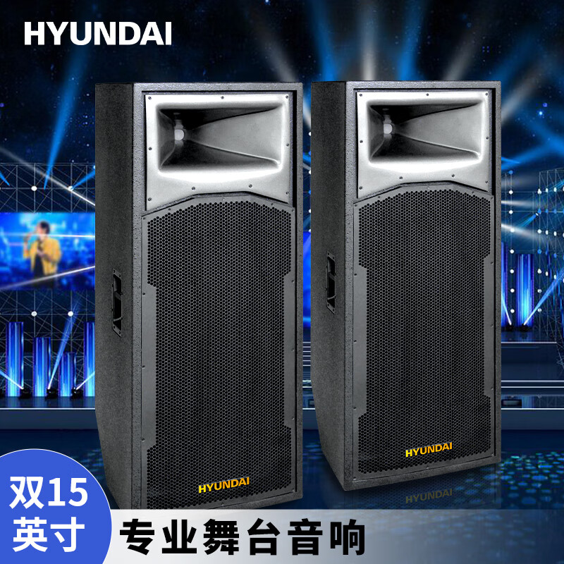 HYUNDAI现代  Z-1835双15寸 会议舞台演出学校户外演出工程音响