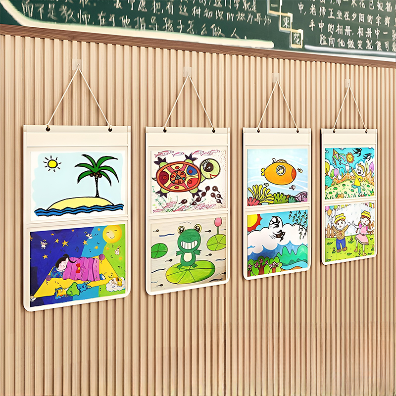 幼儿园表征袋作品展示袋美术绘本画画透明文件夹试卷夹收纳袋神器