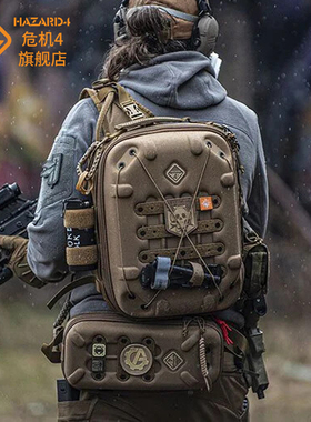 Hazard4危机4火焰公爵战术单肩无人机包户外硬壳相机包多功能背包