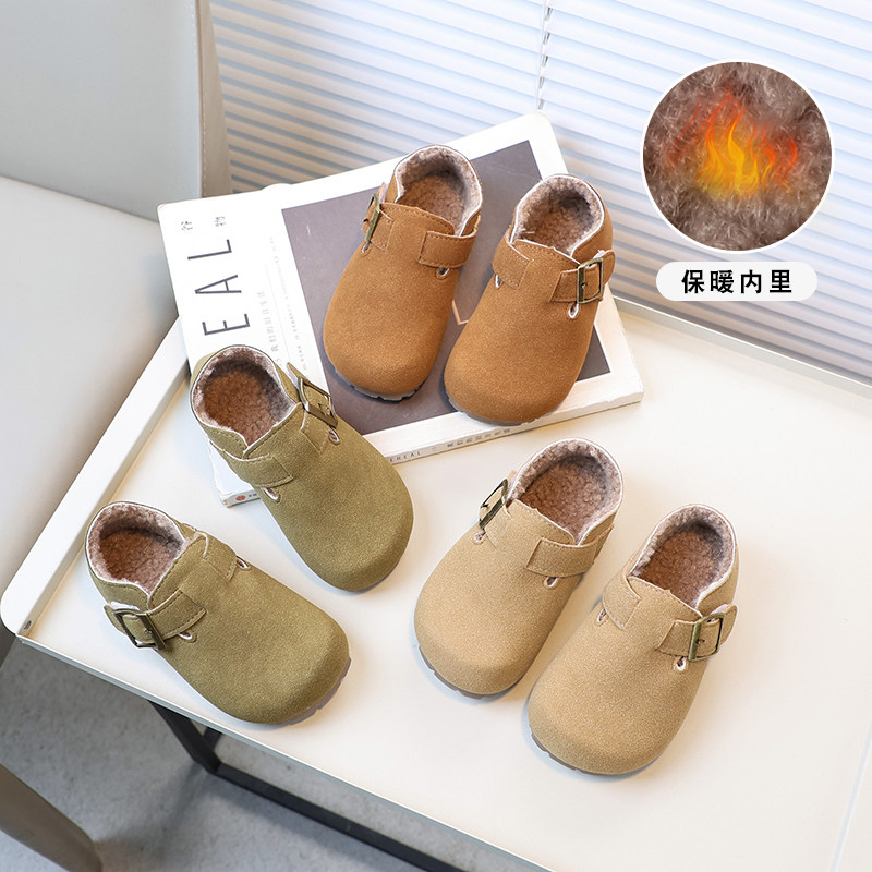 儿童加绒保暖勃肯棉鞋2025冬季新款女童韩版休闲鞋男童百搭豆豆鞋,童鞋/婴儿鞋/亲子鞋,棉鞋,淘宝优惠券,粉丝福利购,淘宝优惠卷