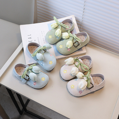 女童皮鞋2025春秋新款公主鞋