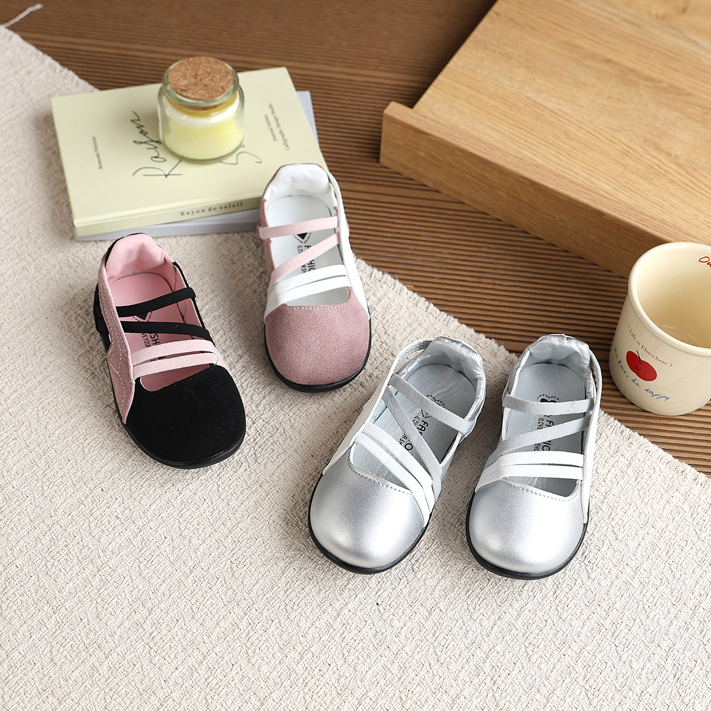 春季新款女童镂空小皮鞋软底一脚蹬松紧带时尚百搭单鞋公主风好看,童鞋/婴儿鞋/亲子鞋,皮鞋,淘宝优惠券,粉丝福利购,淘宝优惠卷