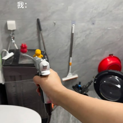 儿童戏水浴室水枪可喷水多功能高压清洗喷枪趣味清洁卫浴玩具水枪