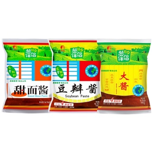 欣和葱伴侣大酱甜面酱黄豆酱炖鱼炸酱面酱煎饼大葱蘸大酱卷饼酱