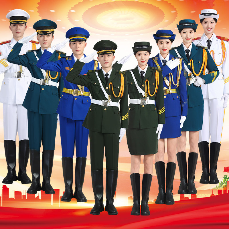 儿童国旗班仪仗队成人升旗手礼宾服学校护旗手升国旗护卫队服装