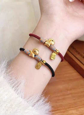 2026年本命年红绳小马手链女