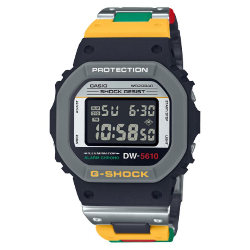 卡西欧GSHOCK Mix Tape系列复古数字男表多彩潮流防水计时男款