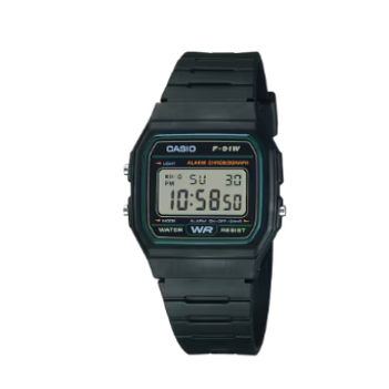 现货正品 Casio/卡西欧手表F-91W-3防水7年电池寿命腕表