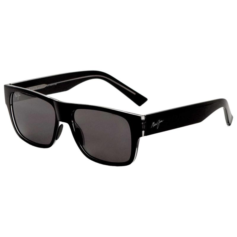 MauiJim男士太阳镜偏光防紫外线抗眩光清晰视野方形黑色灰色镜片