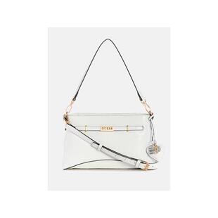 代购 GUESS女士单肩包可拆卸肩带双肩带设计便携收纳轻便携带白色