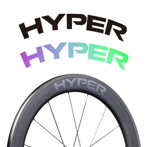 无极HYPER5轮组贴纸D45/D50/D67
