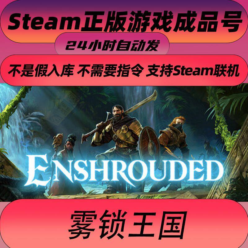 steam正版游戏 雾锁王国 Enshrouded 成品号可改邮箱密码