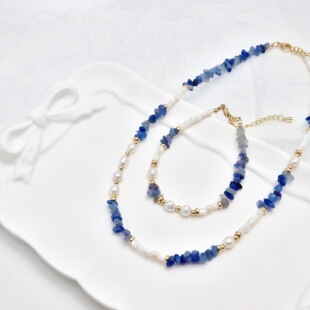 天然石珍珠多宝手链女款新款延长链爆款轻奢小众设计感高级感手串