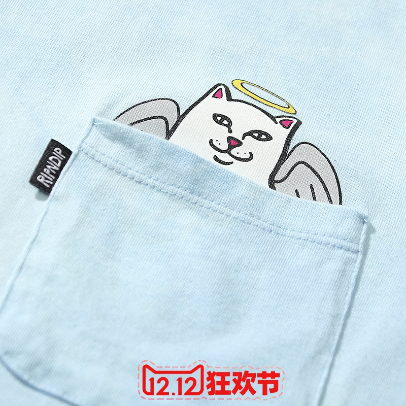 街头潮牌RIPNDIP口袋天使短袖T恤