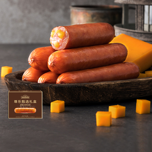 尊乐香肠甄选礼盒15根装（原味*4+芝士*4+蜜汁*4+黑椒*3）