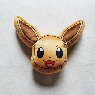 皮卡丘宝可梦靠垫芯坐垫35x25抱枕靠垫套客厅沙发卧室POKEMON外贸