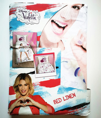 音乐情人梦被套被罩枕套纯全棉140x200儿童Violetta薇欧蕾塔 外贸