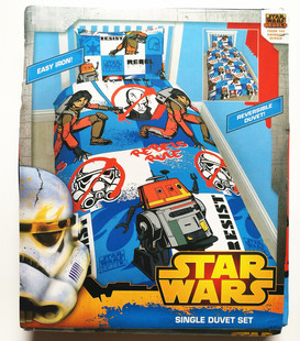 星球大战被套被罩枕套135x200儿童STAR WARS原力觉醒卡通学生外贸