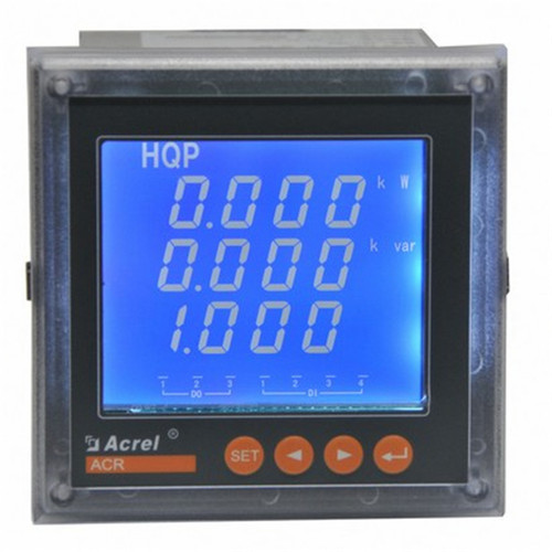Acrel安科瑞ACR220EL时段复费率峰谷平电能统计表三相RS485通讯