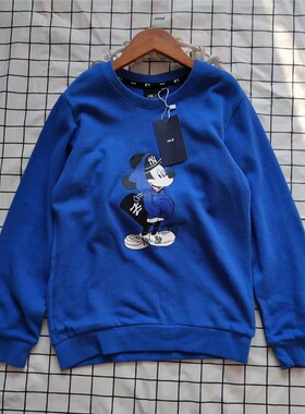 110-150码秋季新款男女儿童中大童春款毛圈套头休闲卫衣套头上衣