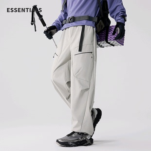 滑雪长裤 三合一抗寒户外防风防水冲锋裤 休闲弯刀裤 ESSENTIALS冬季