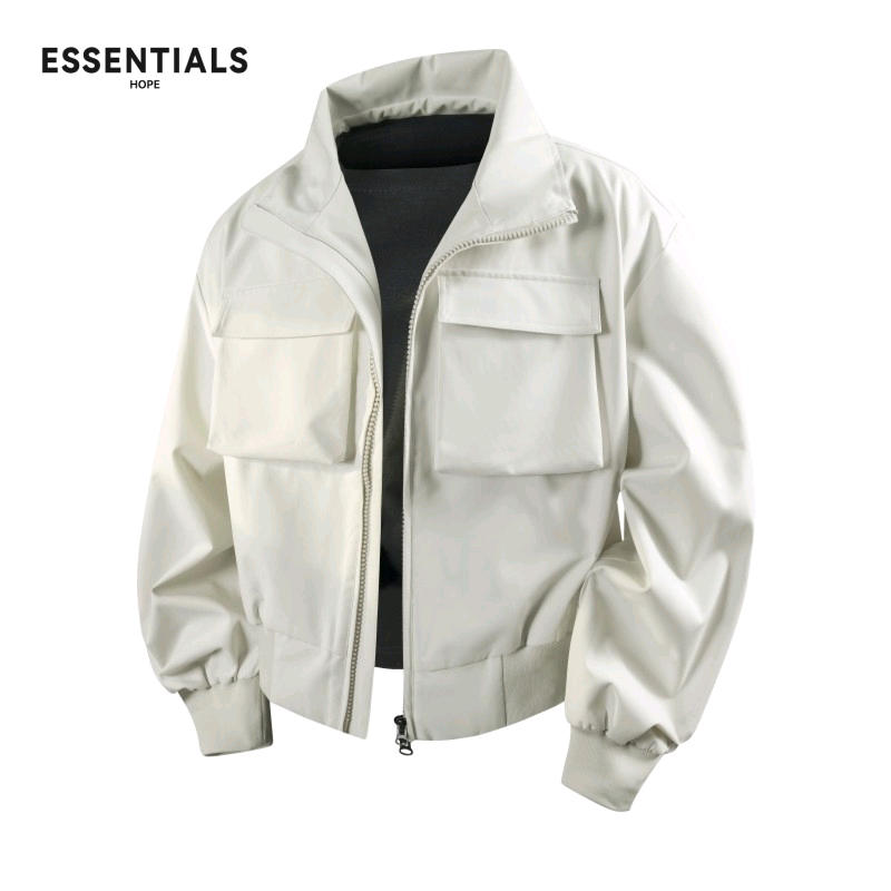 ESSENTIALS工装立领短款夹克男大口袋宽松春季新款休闲防风外套,男装,夹克,淘宝优惠券,粉丝福利购,淘宝优惠卷