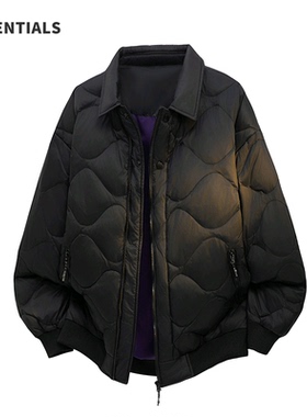 ESSENTIALS轻薄羽绒服男士秋冬季休闲加厚大码防寒服保暖外套男